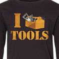 thumbnail image 4 of Inktastic I Love Tools Long Sleeve Youth T-Shirt, 4 of 5