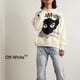 thumbnail image 1 of off white 9566 Blanco Manga Larga Moda Suéter De Punto Para Las Mujeres Hombres, 1 of 3