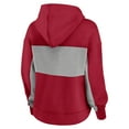 thumbnail image 3 of Women's Fanatics Crimson Oklahoma Sooners Filled Stat Sheet Pullover Hoodie, 3 of 3