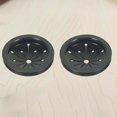 thumbnail image 3 of 2 Pcs Baffle d'Évier Noir Protection en Caoutchouc Bouchon de Vidange, 3 of 4