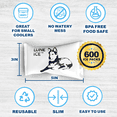 thumbnail image 4 of Luna Ice Gel Ice Packs - Dry Ice for Shipping Frozen Food, Lunch Bags & Injuries - Reusable & Long-Lasting Cold Packs for Coolers, Ice Bag for Shipping Frozen Food - Dry Ice Packs (600 Bulk Pack), 4 of 9