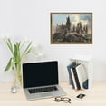 thumbnail image 7 of Akania Harry Potter Hogwarts Castle Poster Mural Artwork Canvas Painting Poster Wall Art Room Decor Retro Gold Framed 10x8 Inch, 7 of 7