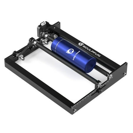 

SCULPFUN Rotary Roller Engraver Y- Rotary Roller 360° Rotating for 6-150mm Different Engraving Diameter for Engraving Cylindrical Objects Cans