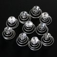 thumbnail image 3 of EIMELI Hair Spiral Clips Coil Swirl Rhinestones Spirals Twists Bun Accessories Tools Styles Pin Wedding, 3 of 6
