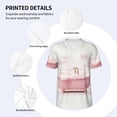 thumbnail image 4 of Daiia Cute Bathtub Mens Baseball Jersey Button Down Shirts Short Sleeve Sports Uniforms-Large, 4 of 9