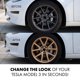 thumbnail image 3 of Mayde Tapas De Ruedas De 18 Pulgadas Para Llantas Tesla Modelo 3 2017-2023 (Juego De 4) (Oro Metálico), 3 of 9
