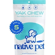 Native Pet Yak Chews (5 Small Chews) Small (Pack of 5)