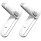 thumbnail image 1 of Cerradura de palanca para puerta a prueba de niños, cerradura de manija de puerta de seguridad para bebés, fácil de instalar y usar, adhesivo 3M VHB, sin necesidad de herramientas ni taladros (blanco, 1 of 5