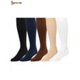 thumbnail image 2 of Spencer Nylon Graduated Compression Socks， 3 Pairs Knee High Stockings 10-20mmHg for Men & Women Best Support for Athletic Running Cycling, 2 of 8