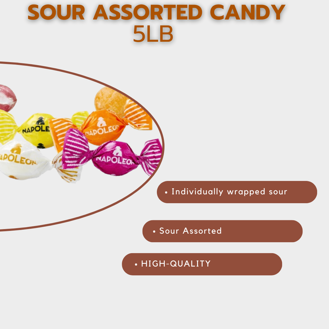 Nuts To You Belgium Napoleon Candy (5lb, Sour Assorted)