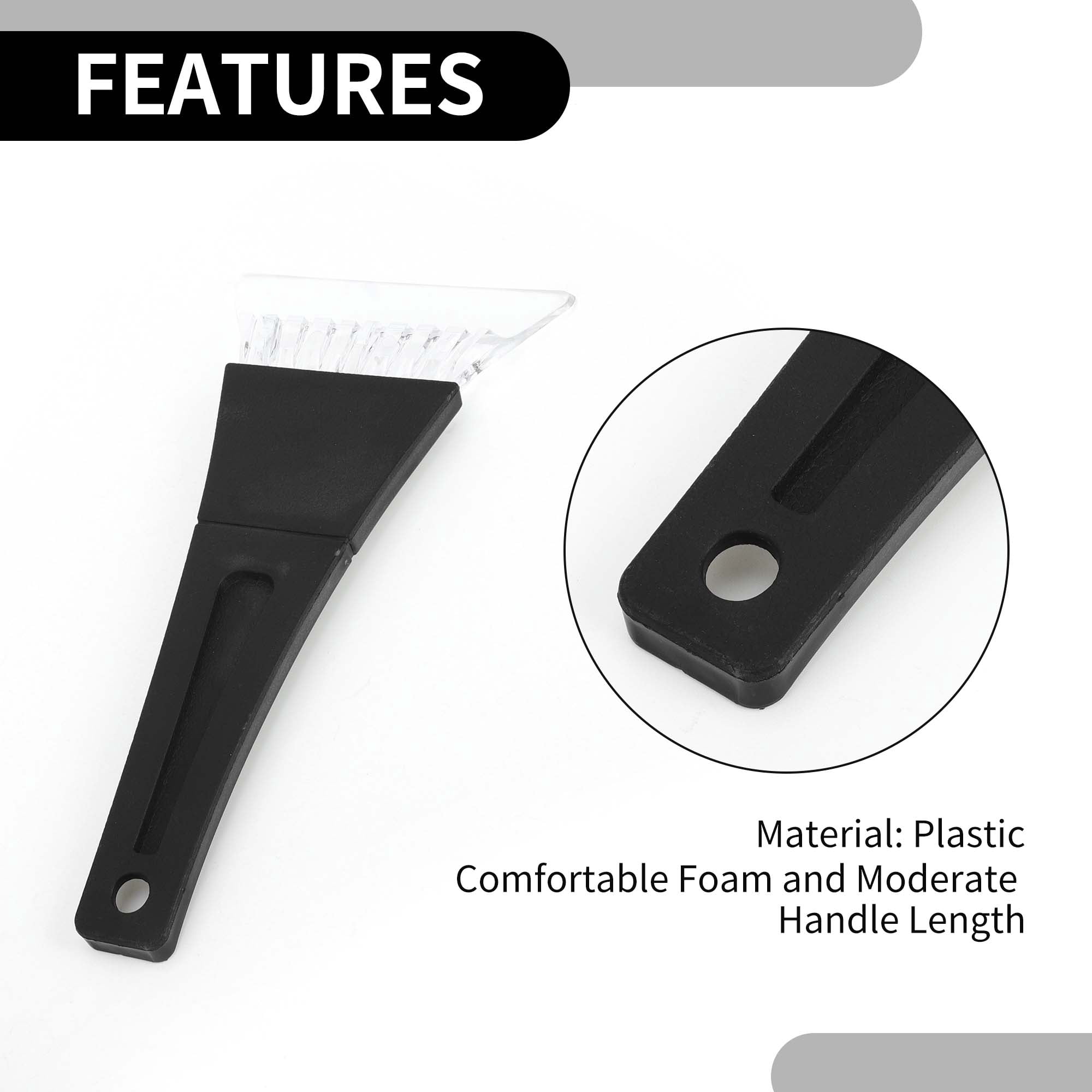 Unique Bargains 1pc 22x11cm Universal Car Ice Scraper for SUV Snow Frost Remover