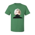 thumbnail image 2 of Wild Bobby, Hip Marilyn Monroe Portrait Classic Beauty Pose, Famous People, Men Graphic Tee, Kelly, Medium, 2 of 4