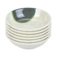 thumbnail image 1 of 6pcs Melamine Sauce Plates Reusable Sauce Container Small Dipping Dish for Restaurant Home (Lotus Leaf), 1 of 8