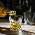 thumbnail image 2 of LUXU Whiskey Glasses(Set of 4)-10 oz Twisted Scotch Glasses,Premium Old Fashioned Glasses,Clear Crystal Bourbon Rock Glasses,Large Bar Glasses,Unique Glassware Tumblers for Cocktails, 2 of 3