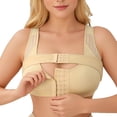 thumbnail image 2 of Afdoent Bras for Women Post Bra Front Closure Adjustable Band Supportive Innerwear Daily Wear, 2 of 9
