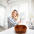 thumbnail image 2 of 2Pcs Multi-purpose Storage Tray Sundries Watch Makeup Desktop Leather Trays for Office, 2 of 8