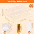 thumbnail image 2 of Soporte acrílico para piruletas Dooiclear Cake Pop Stand, paquete de 2, 2 of 7