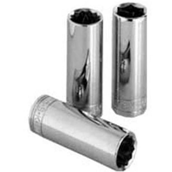 Sk Professional Tools Socket, Steel, Chrome, 5/8 in 42420