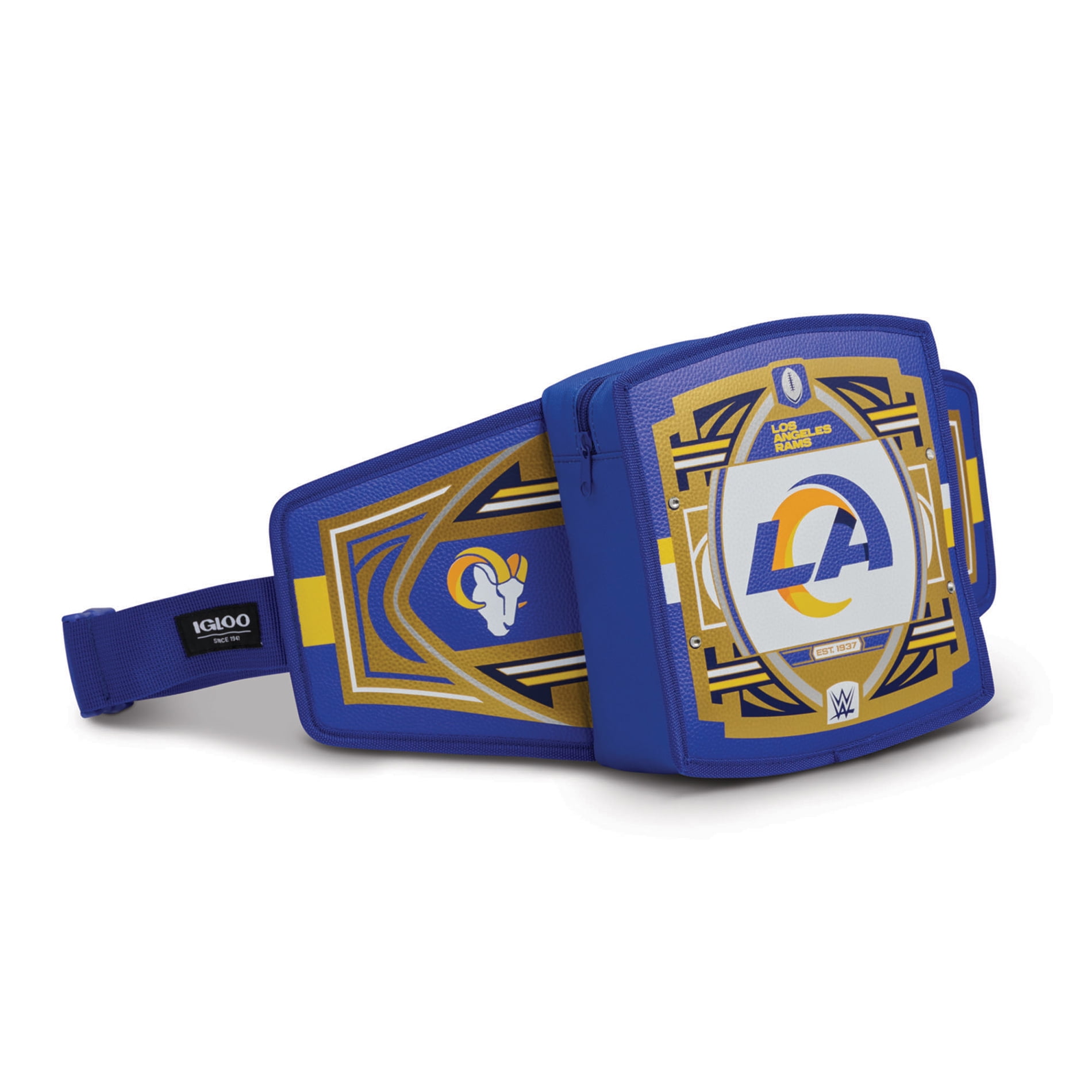IGLOO  Los Angeles Rams WWE Legacy Belt Cooler