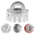 thumbnail image 1 of LOLIPPYY 10pcs Ornament Replacement Caps Plastic Golden DIY for Ornament Balls, 1 of 8