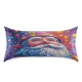 thumbnail image 3 of Dailycode Satin Pillow Case Queen Silk Pillow Cover for Hair and Skin Envelope Closure Cartoon Colorful Gnome 20"x30", 3 of 9