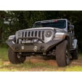 thumbnail image 4 of Rugged Ridge by RealTruck Spartan Bumper, Front for Jeep JL/JT|Full-Width w/ Standard Ends & Overrider, Steel, Textured Black Compatible with 2018-2024 Jeep Wrangler JL; 2020-2024 Jeep Gladiator JT, 4 of 8