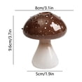 thumbnail image 3 of CaiYueKe Glass Vase for Flowers Small Modern Home Decor Hydroponic Planter Bulb Vase Centerpiece Tabletop Decoration Aromatherapy Terrarium Mini Water Propagation Station for Plants Succulents Herbs, 3 of 7