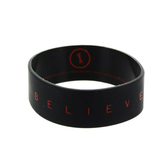 The X Files" I Want to Believe" Rubber Wristband