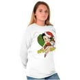 thumbnail image 3 of Betty Boop Christmas Mrs Santa Claus Women's Long Sleeve T Shirt Brisco Brands S, 3 of 6