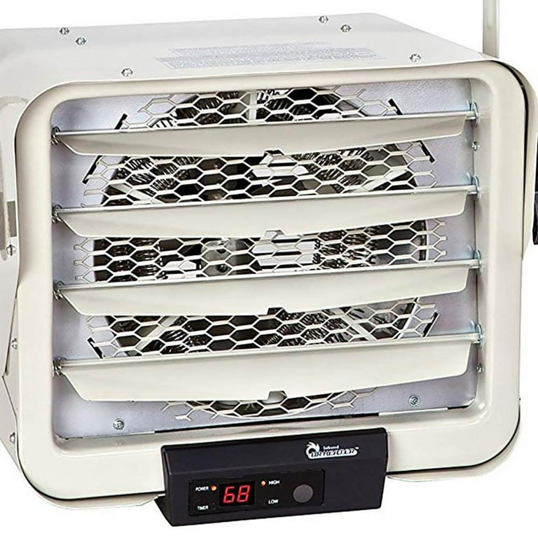 Dr. Infrared Heater, 7500W 240V Electric Garage Heater, Wall or Ceiling  Mounted with Remote - Walmart.com
