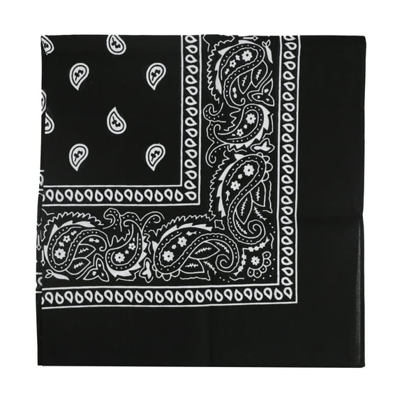 Motique Accessories 22 Inch Cotton Paisley Bandana