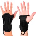 thumbnail image 2 of Muñequeras, protectores de impacto, muñequeras, protección de muñecas y palmas para todos los deportes, snowboard, esquí, patineta, equipo de protección para adultos/niños/jóvenes, 2 of 5