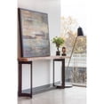 thumbnail image 2 of Bent Console Table Smoked-Color:Brown,Material:Solid Acacia wood, 2 of 6