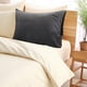 thumbnail image 1 of Funda de almohada lavada de estilo japonés - Colores lisos y multicolor - Ropa de cama de poliéster suave para niños, estudiantes y adultos - Transpirable y cómoda, 1 of 6