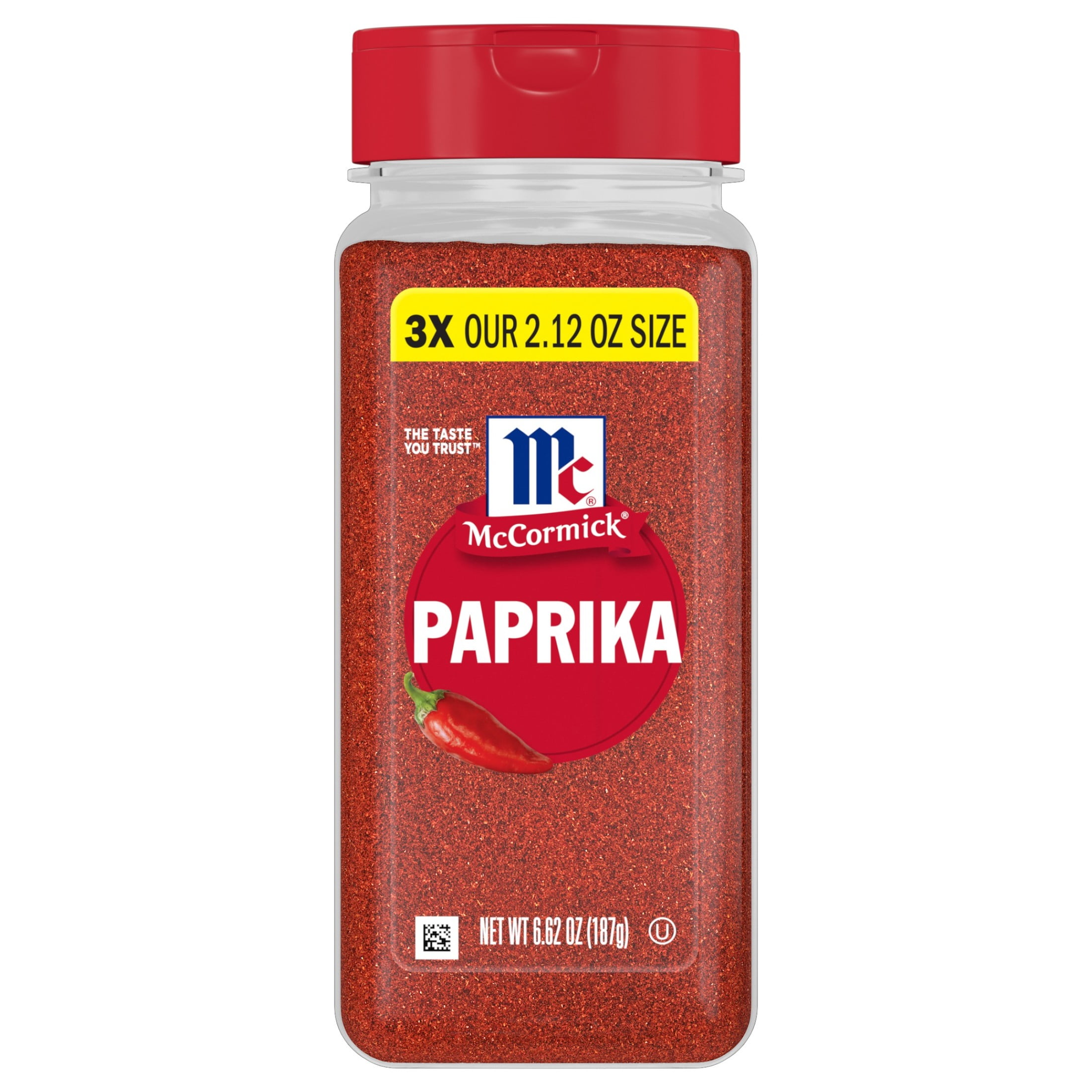 (6 pack) McCormick Kosher Paprika, 6.62 oz Bottle