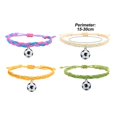 thumbnail image 2 of 4 Pcs Friendship Bracelet With Football Pendant, 2 of 5