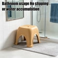 thumbnail image 6 of Stool for Toilet Low Stepping Stool with Nonslip Base Enhanced Stability for Bathroom Use Elegant for Adults for Living Room and Shower, 6 of 6