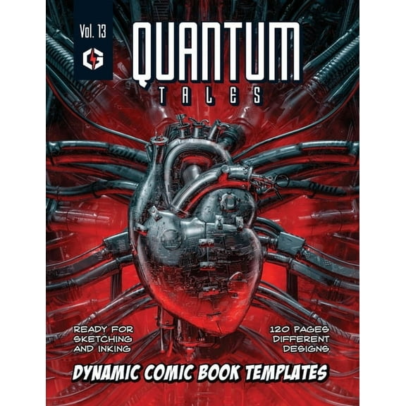 Quantum Tales Volume 13: Dynamic Comic Book Templates Paperback 1693087065 9781693087066 Grandio Design