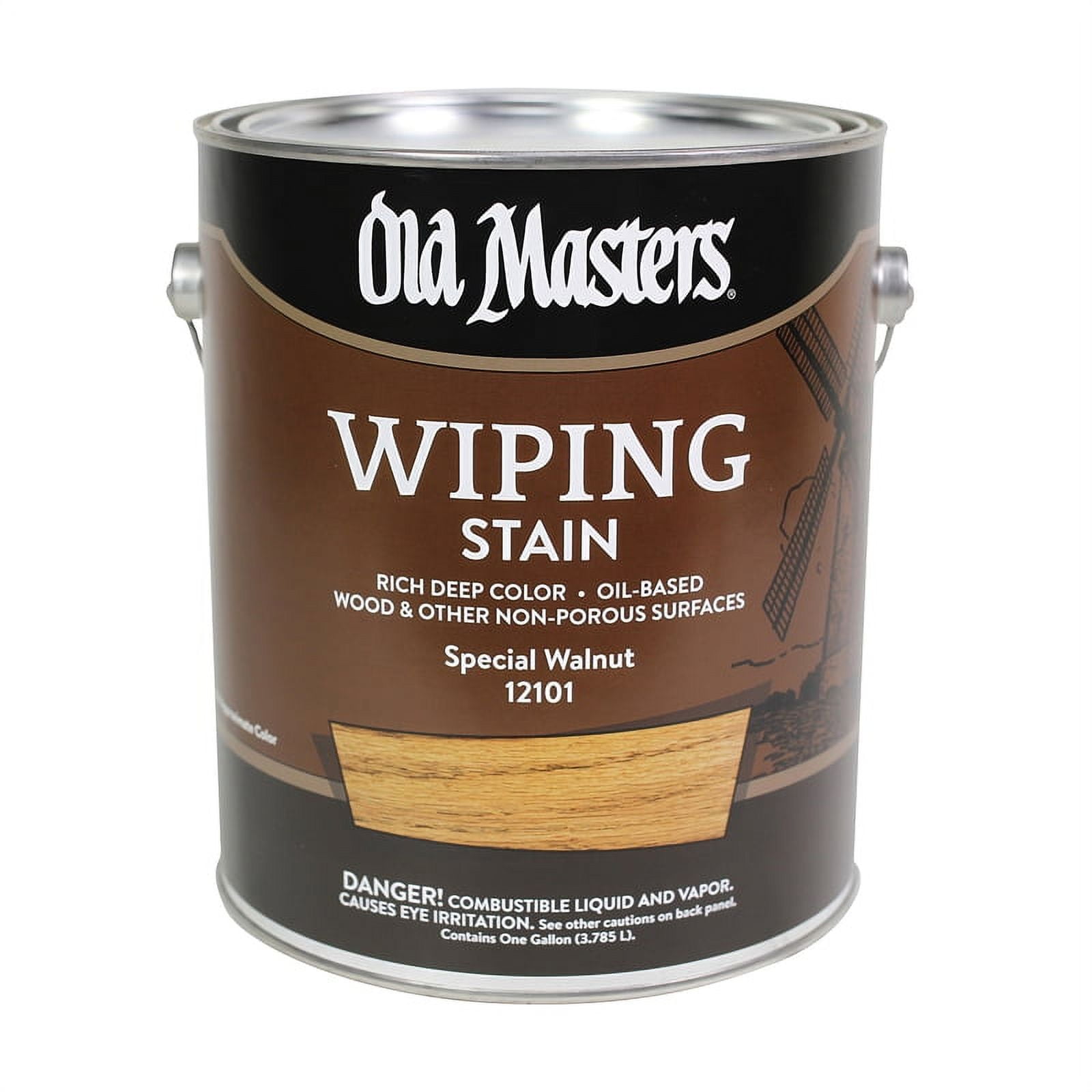 1 gal Old Masters 12101 Special Walnut Old Masters Oil-Based Wiping Stain