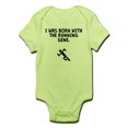thumbnail image 1 of CafePress - Born With The Running Gene Body Suit - Baby Light Bodysuit, 1 of 1