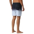 thumbnail image 3 of INSPIRE CHIC Men's Gradient Color Drawstring Elastic Waist Lining Summer Swimming Trunks 32 Gray, 3 of 6