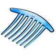 thumbnail image 6 of Unique Bargains 2 Pcs French Twist 7 Teeth Comb Small Side Combs Teeth Hair Combs Hair Clip Comb Resin 4.1"x3.31" Blue, 6 of 7