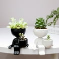 thumbnail image 3 of Humanoid Ceramic Flower Pot Creative Flower Pot Ceramic Crafts, 3 of 5