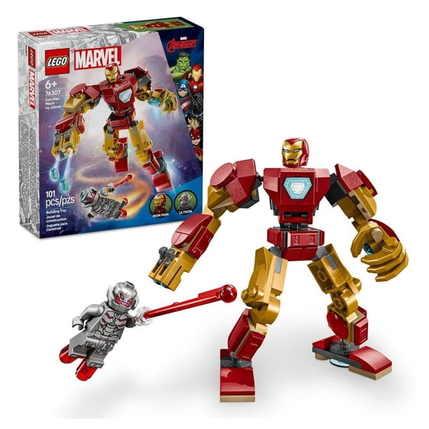 Set LEGO Super Heroes Armadura Robótica de Iron Man vs Ultrón 76307