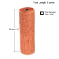 thumbnail image 2 of Unique Bargains PP Burlap Mesh 10' x 5 Yards Decorative Wrapping Ribbon, Orange 1 Roll, 2 of 5