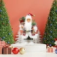 thumbnail image 6 of zhmrfg 12 Inch Santa Claus Figurine with Gift Bag, Standing Christmas Decoration for Home, Office Mantel, Realistic Holiday Decor with Detailed Craftsmanship, Perfect Holiday Gift for Family Friends, 6 of 6