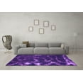 thumbnail image 3 of Ahgly Company Indoor Rectangle Oriental Purple Modern Area Rugs, 4' x 6', 3 of 4