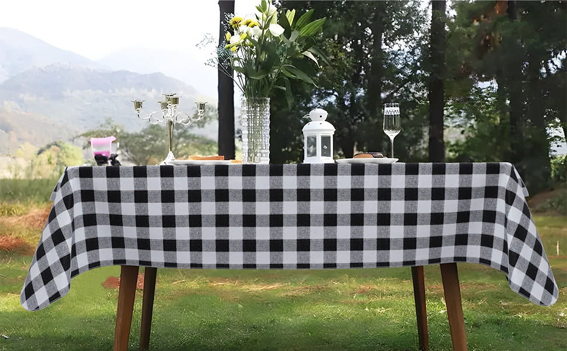 Ray Star Vinyl Party Tablecloths 60x120in Spring Tablecloth Plastic Picnic Outdoor and Camping Waterproof Oilcloth Table Cover for Rectangle Tables