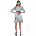 thumbnail image 1 of Moomaya Robes Imprimées pour Femmes Kimono Doux Robe de Nuit Peignoir d'Été, 1 of 5
