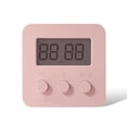 thumbnail image 2 of pitrice Wall Mount Digital Timer Clock Time Management Teachers Training Workout Timing Device Household Bakery Pink 1Set, 2 of 6